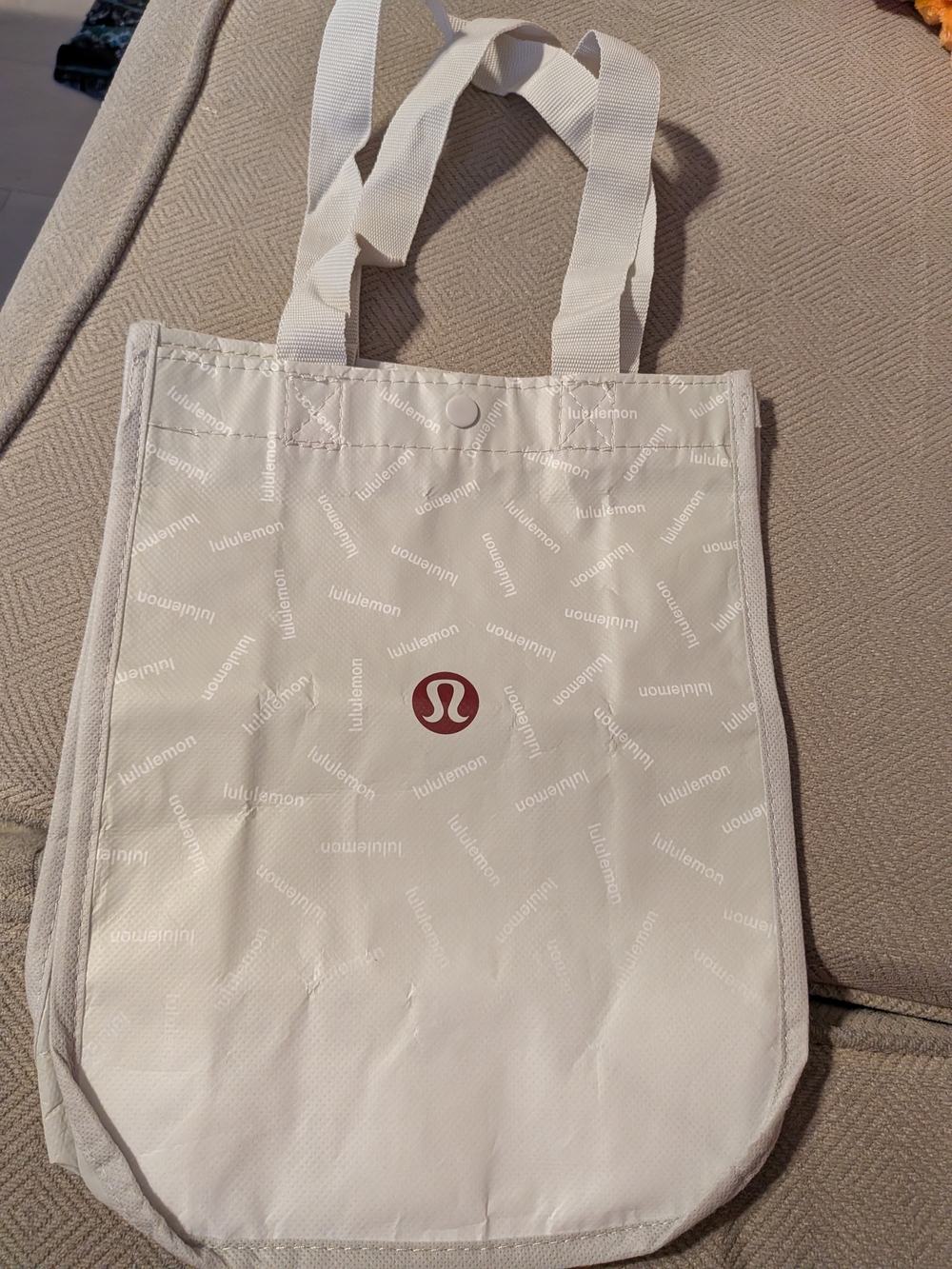 lululemon athletica (1) Red, White Or Black Reusable Tote - Picture 5 of 7